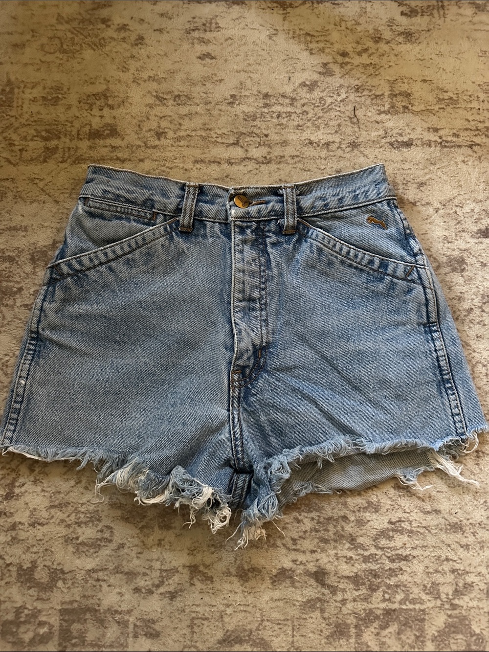 Vintage Puma jean shorts - XS/S